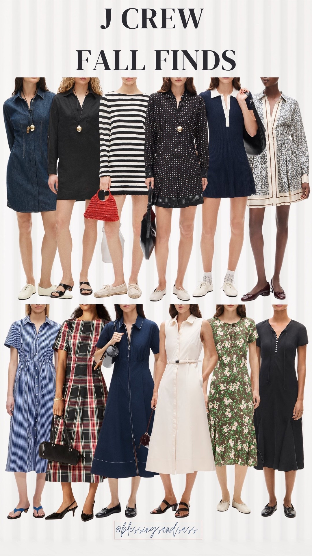 A good dress makes getting dressed so much easier, and these J.Crew finds caught my eye! I love the mix of casual styles and dresses you could wear to work, dinner, or church. Which one is your favorite? 🤍

J.Crew dresses, fall dresses, workwear dresses, casual dresses, fall style

#LTKstorytime #LTKOver40 #LTKSeasonal