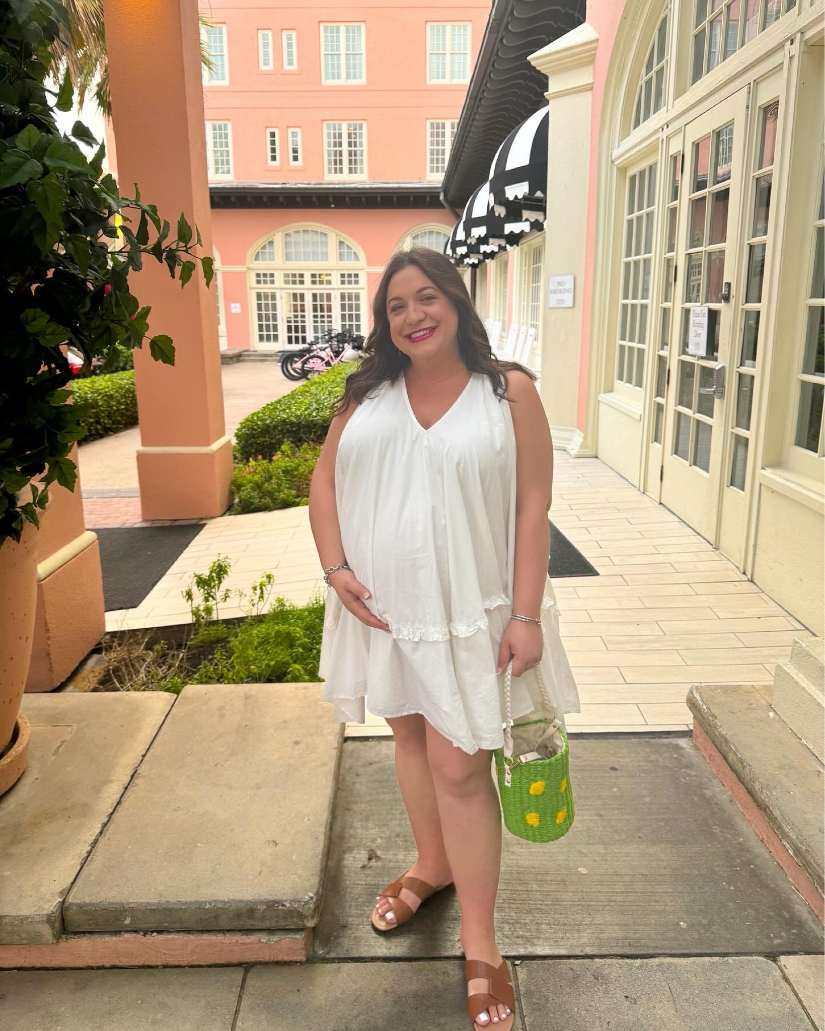 Anthropologie made packing for our babymoon in Galveston easy with all their bump friendly options! Beachy dress of my dreams 😍 Featuring the old navy shoes I bought in 3 colors. 

This purse is from last year so I linked one similar 🍋

Wearing: XL, fits true to size 

#LTKMidsize #LTKTravel #LTKBump