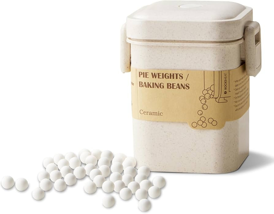 K Ceramic Pie Weights, Baking Beads Pie Crust Weights, Natural baking beans with Wheat Straw Cont... | Amazon (US)