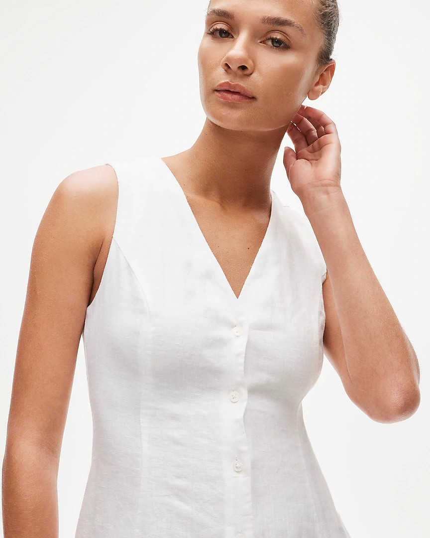 Linen mini dress | J. Crew US