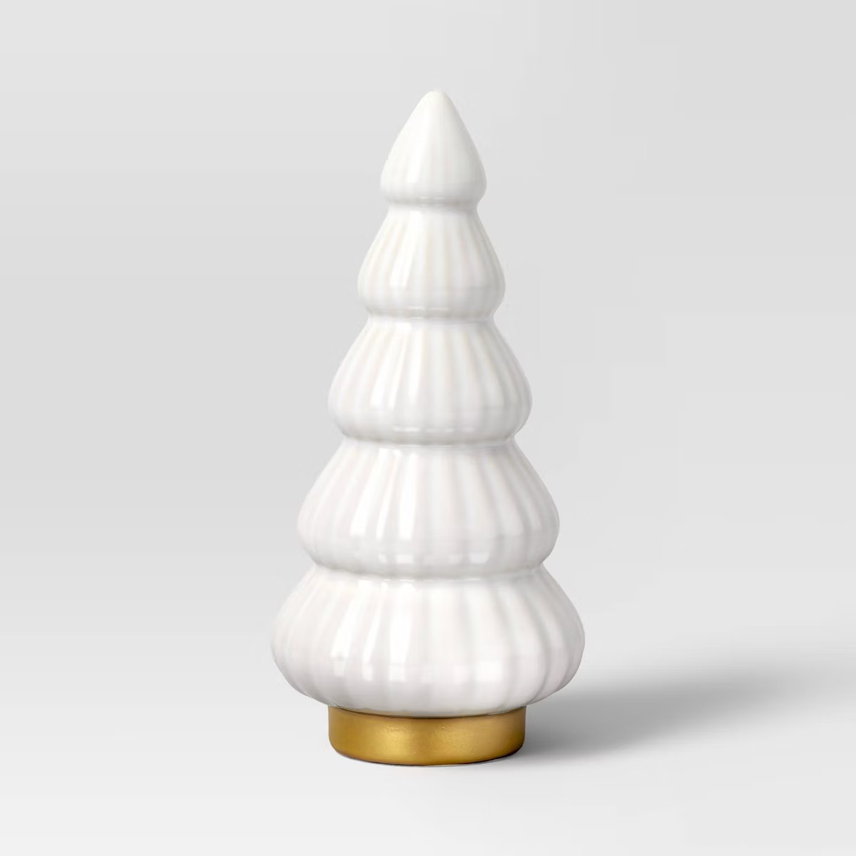 Christmas Large Scalloped Ceramic Tree White - Threshold™ | Target