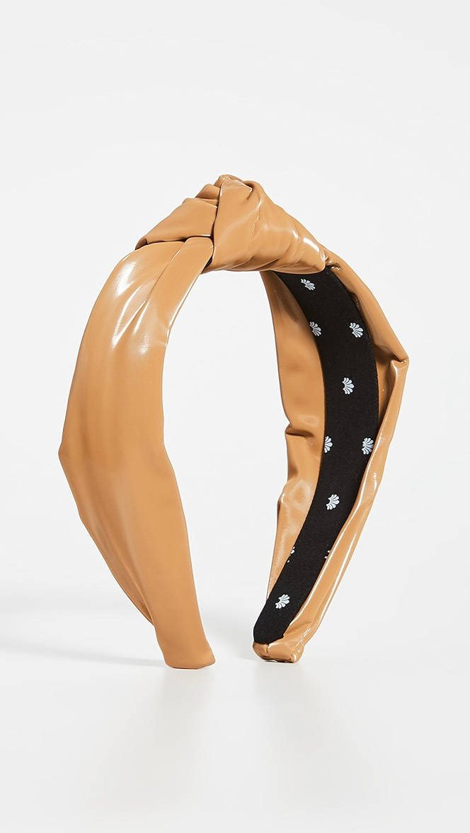 Faux Leather Knotted Headband | Shopbop