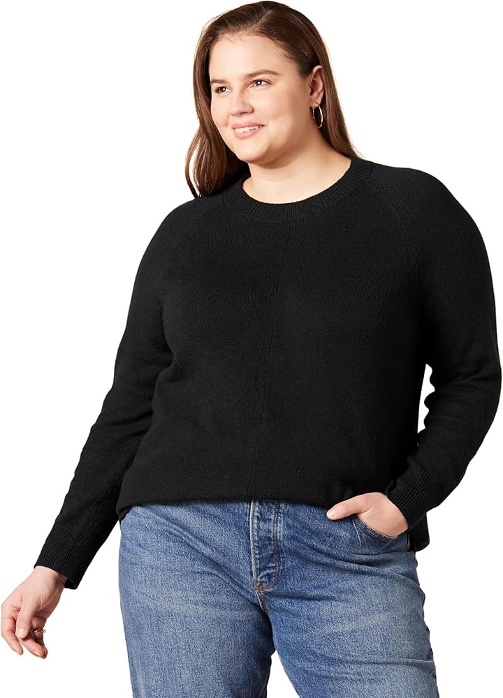 Amazon Essentials Women's Regular-Fit Soft Touch Long-Sleeve Crewneck Sweater | Amazon (US)