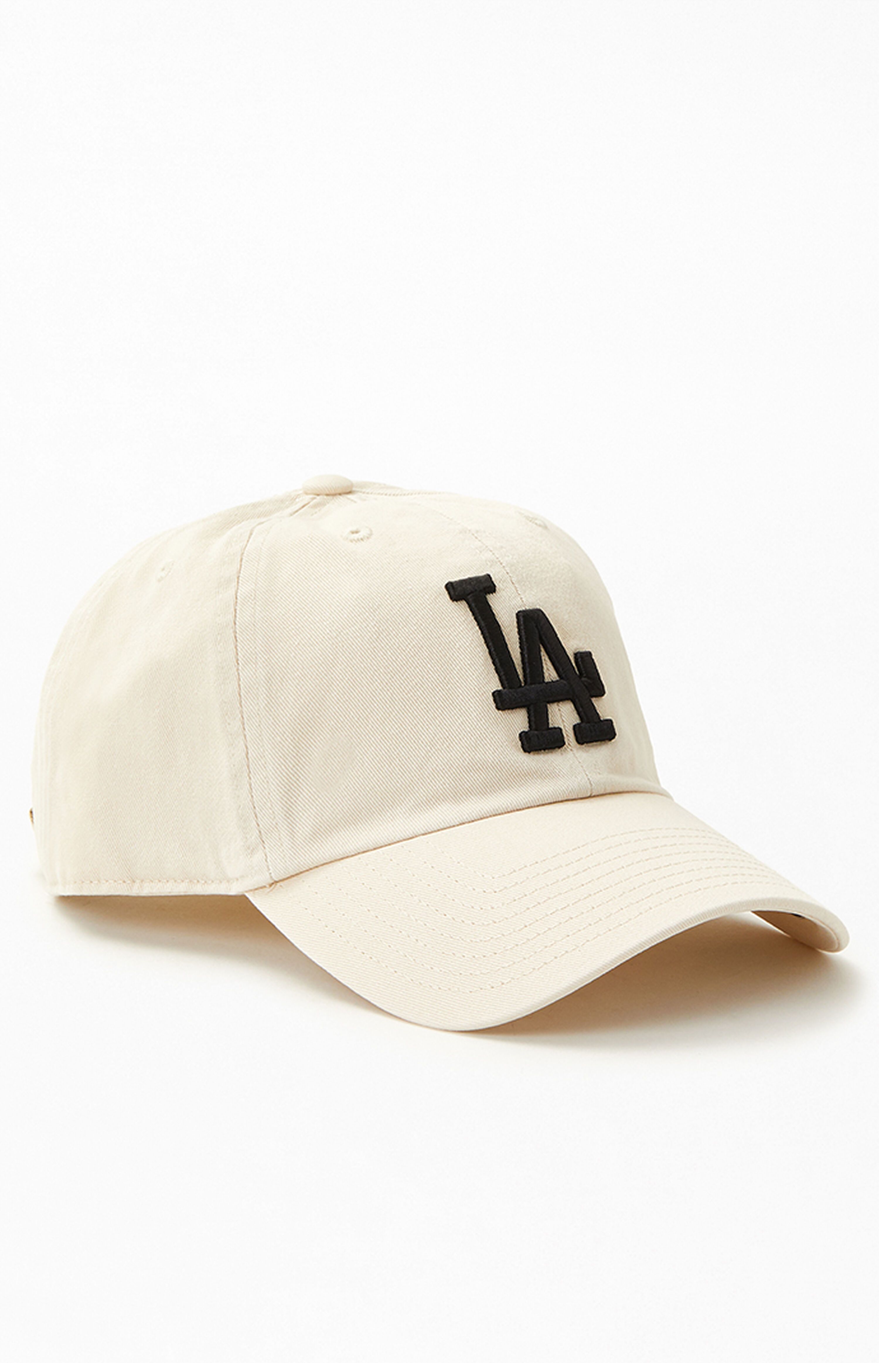 47 Brand Natural Dodgers Clean Up Strapback Dad Hat | PacSun | PacSun