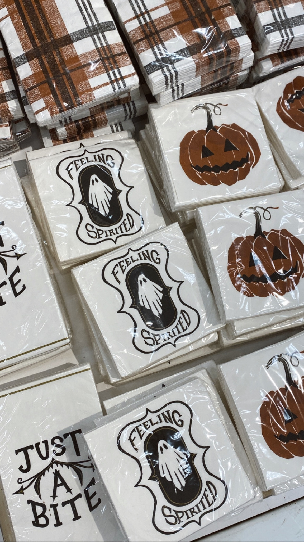 Halloween napkins 

Perfect when hosting or using everyday at home during the spooky season 

#fall #falldecor #falldesign #fallhomedecor #fallstyle #fallideas #pumpkin #halloween #napkins #hosting #cocktailnapkins #bar #dinnerware #tableware #target #targethome #parties #halloweenparty #ltkholiday #thanksgiving #friendsgiving #holidaydecor 

#LTKSeasonal #LTKhome #LTKparties