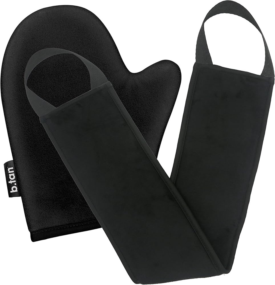 b.tan Back + Body Self Tanning Mitt Applicator Kit | Get Your Mitts on This Bundle - Streak-Free,... | Amazon (US)