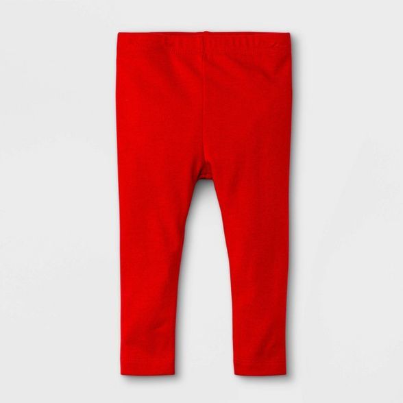 Baby Girls' Bow Bum Pull-On Pants - Cat & Jack™ Red | Target