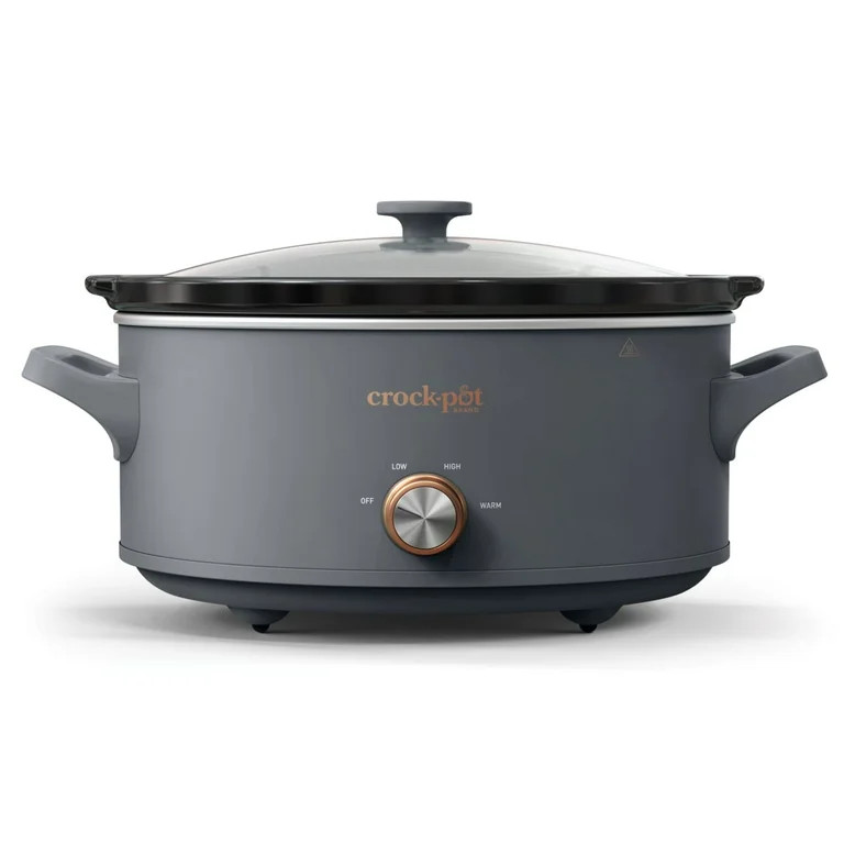 Crock-Pot® 7-Quart Classic Manual Slow Cooker, 3 Heat Settings, Mussel Gray - Walmart.com | Walmart (US)