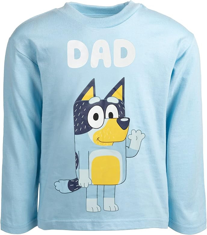 Bluey Bingo Chilli Mom Bandit Dad Long Sleeve Matching Family T-Shirt Toddler to Adult | Amazon (US)