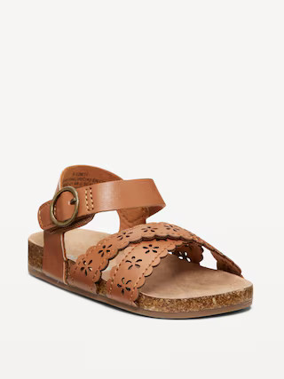 Perforated Faux-Leather Sandals for Baby | Old Navy (US)