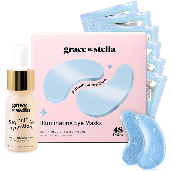 grace & stella Award Winning Under Eye Mask Reduce Dark Circles, Puffy Eyes, Wrinkles - Undereye ... | Amazon (US)
