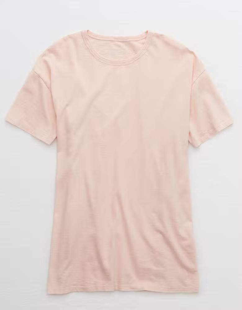 Aerie Boyfriend Distressed Oversized T-Shirt | American Eagle Outfitters (US & CA)