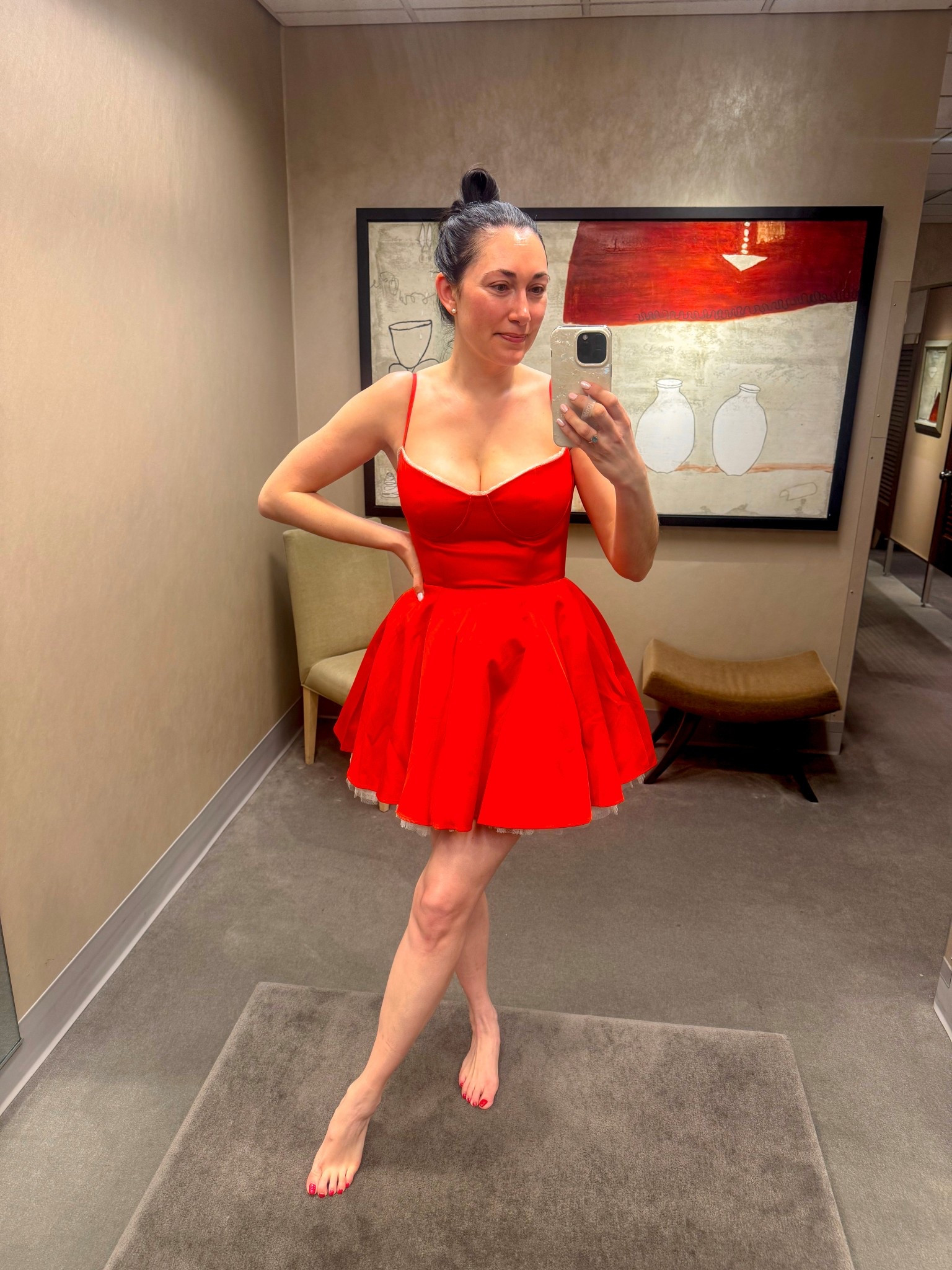 Trying the House of CB mademoiselle dress! Surprised it fit my bust. Im a 34DDD for reference. Wearing size medium fuller bust. Such a cute dress for Valentine’s Day or date night if you don’t mind show off your curves. 


#LTKValentine #LTKSeasonal