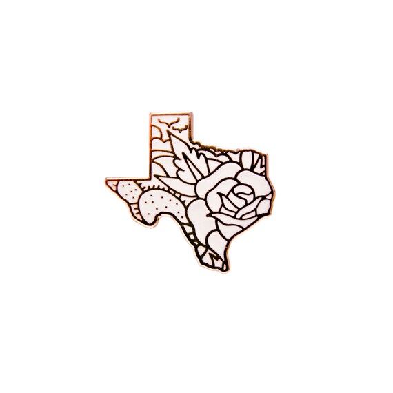 Pin de Texas De oro rosa | Etsy (ES)