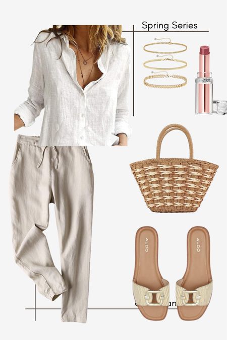 Casual Outfit from Amazon

Affordable Fashion | Women’s Fashion | Amazon | Lipstick | Woven Bag | Women’s Purse | Linen Pants | Drawstring Pants | Women’s Blouse | Ankle Bracelet | Slide Sandal | Aldo

#LTKSeasonal #LTKstyletip #LTKtravel