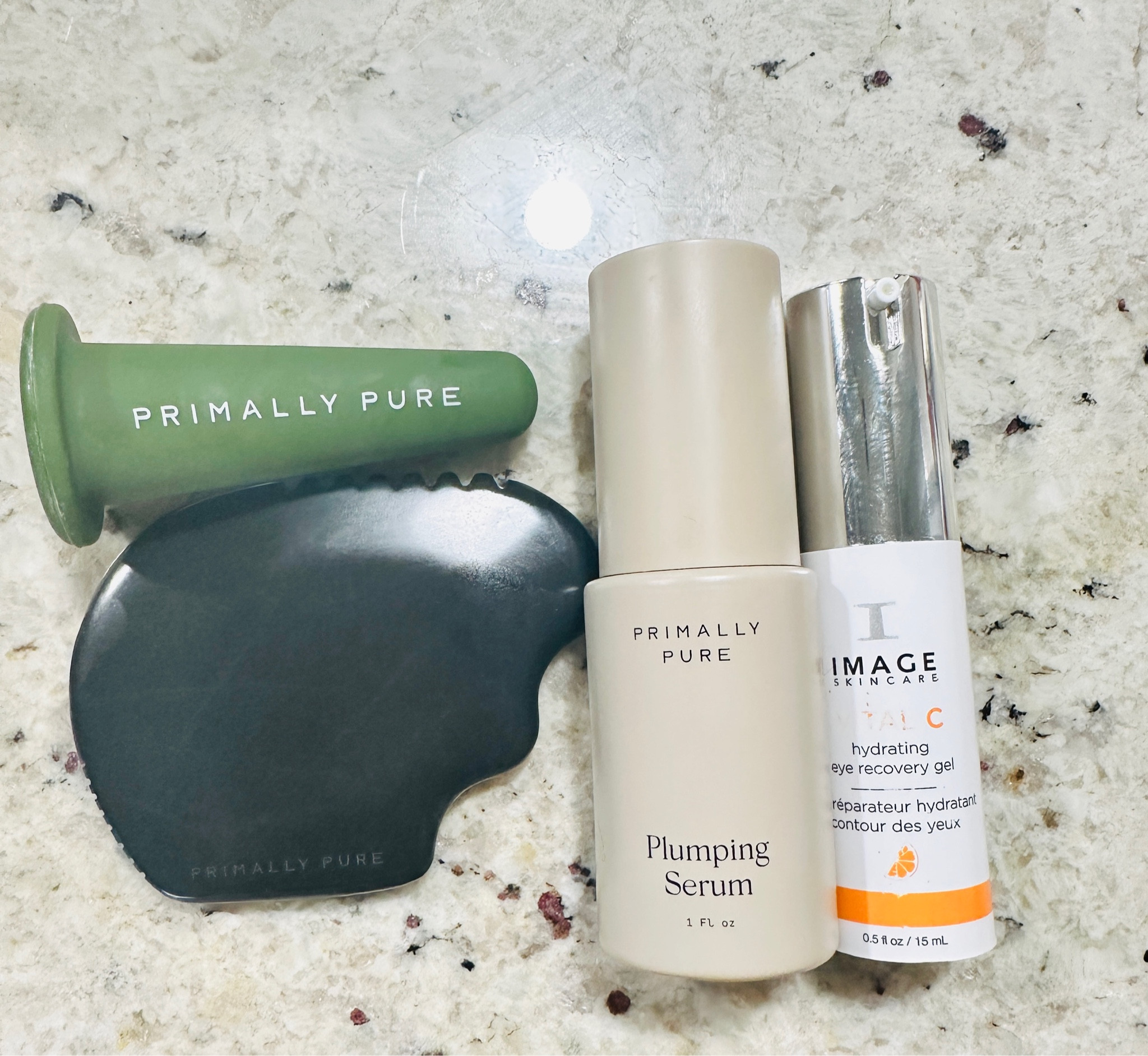 Primally pure skincare morning routine, bian gua sha stone, facial cupping, plumping serum, image skincare vitamin c eye gel, wellness, facial massage, depuff, contour, Jaclin Natale 

#jaclinnatale #wellness #morning #routine


#LTKGiftGuide #LTKActive #LTKHoliday