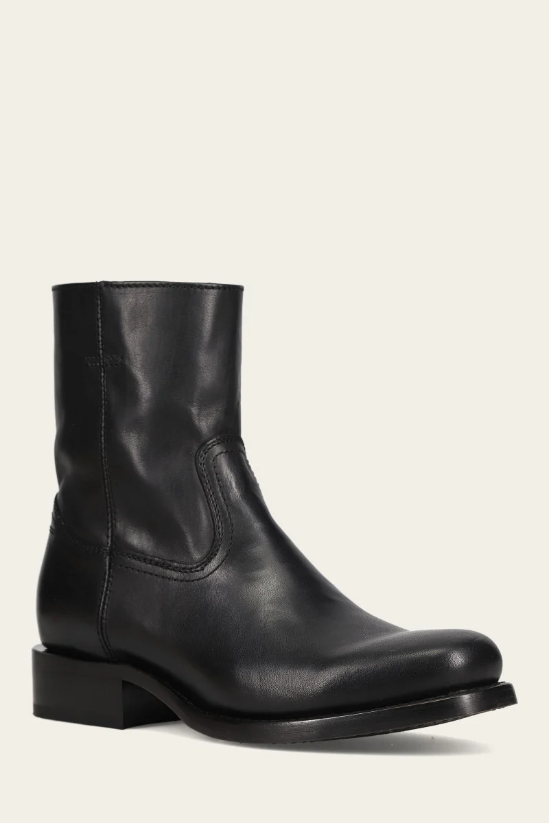 Men's Black Campus Inside Zip Boot | The Frye Company | FRYE