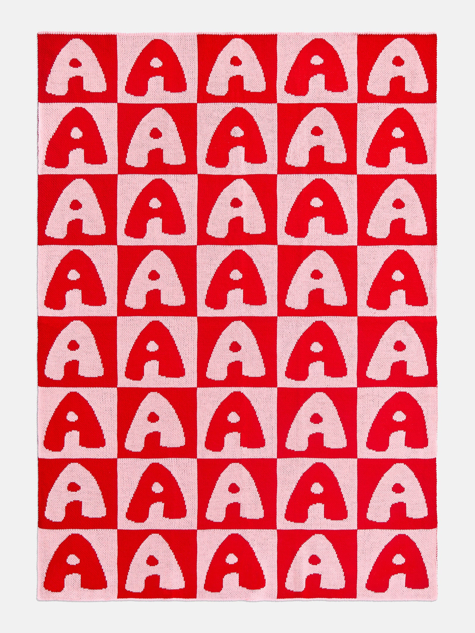 Bubble On Repeat Custom Blanket - Red/Pink | BaubleBar