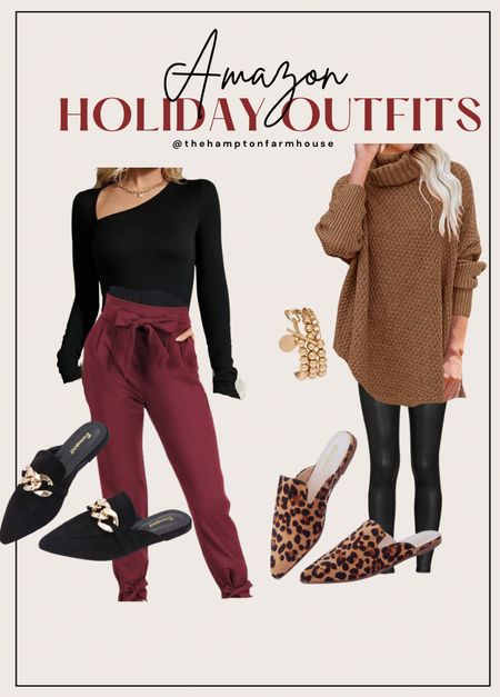 ✨Holiday Outfit Inspiration. Shop my favorites. 

Christmas outfit, thanksgiving outfit, holiday outfit, shoes, mules, heels, sweater 

#LTKHoliday #LTKfindsunder50 #LTKstyletip