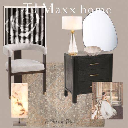 TJ maxx home new arrivals 

TJ Maxx, transitionaldining chair, abstract art, puddle mirror, marble lamp, mid-century modern lamp, nightstand, neutral rug 

#LTKFindsUnder100 #LTKFindsUnder50 #LTKHome