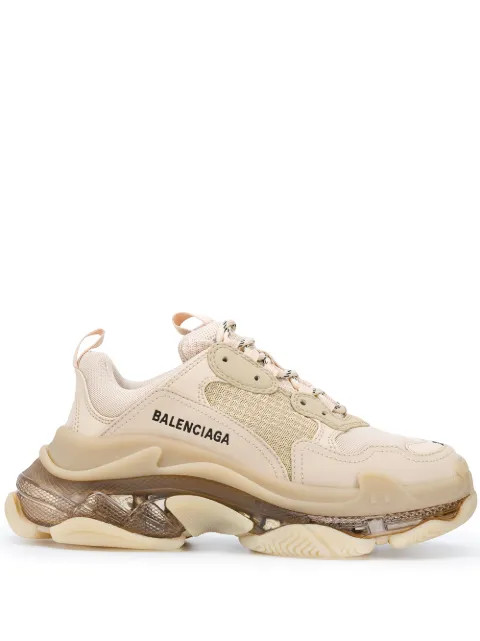 Balenciaga Triple S Clear Sole Sneakers - Farfetch | Farfetch Global
