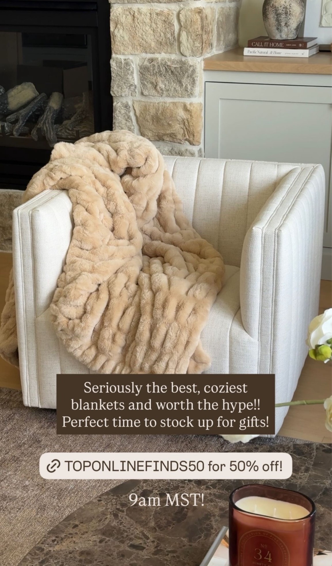Lola Blankets is having their biggest sale of the year! Use code TOPONLINEFINDS50 for 50% off! 🤎 Plus free shipping & a $50 gift card to use for future use. 

Lola blankets, fall blankets, Lola, viral blankets, fall home decor, cozy blanket

#LTKSeasonal #LTKHome