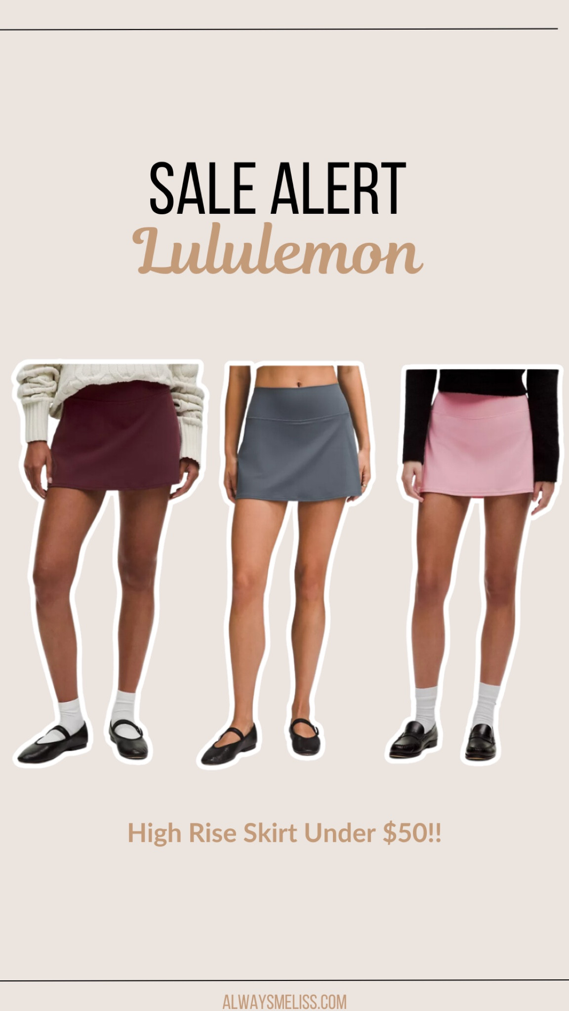 Sale alert at Lululemon! This high rise skirt is super cute for spring. Sizes going quickly!!

Lululemon
Athletic looks
Spring skirt

#LTKSeasonal #LTKFindsUnder50 #LTKSaleAlert