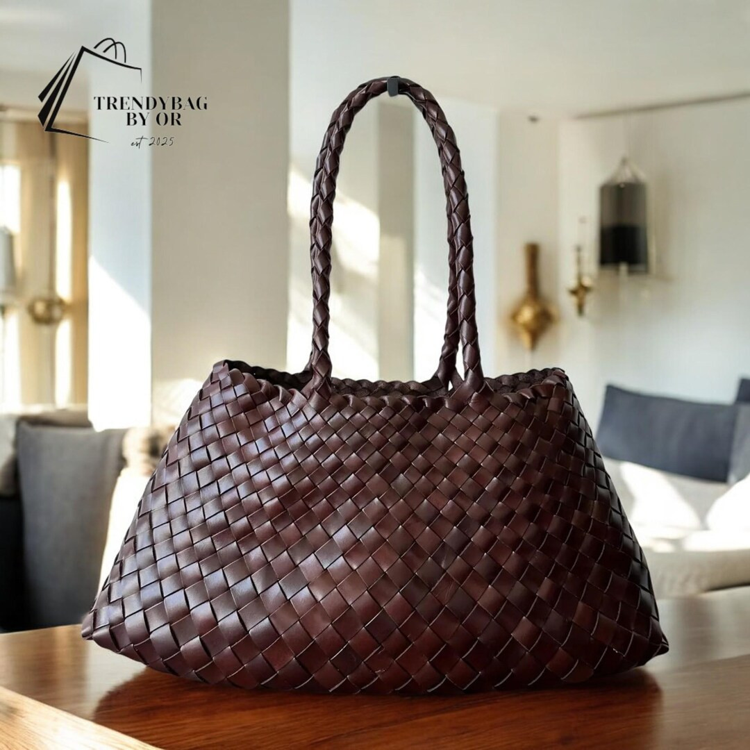 Vintage Leather Handbag | Handmade Cowhide Hobo Bag | Woven Leather Tote | Unique Women's Shoulde... | Etsy (US)