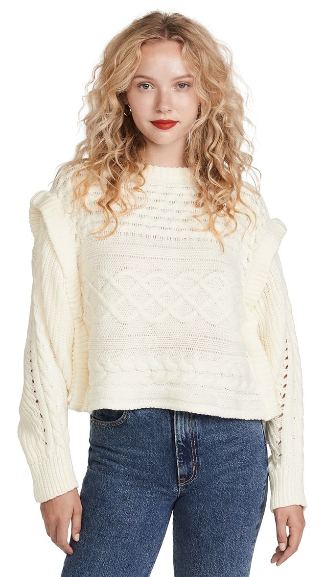 Line & Dot Mckenzie Balloon Sleeve Sweater | SHOPBOP | Shopbop