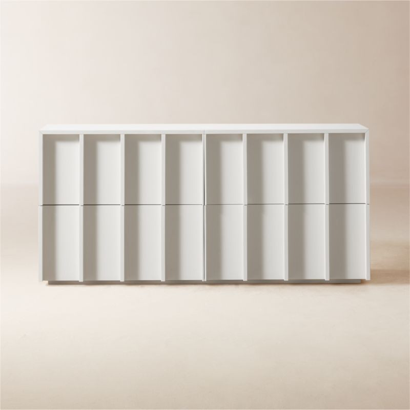 Banyan 4-Drawer White Wood Dresser | CB2 | CB2