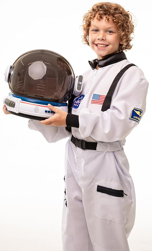 AEROSQUAD-Kids Astronaut Costume with Helmet, Nasa Space Helmet Suit for Boys & Girls with Movabl... | Amazon (US)
