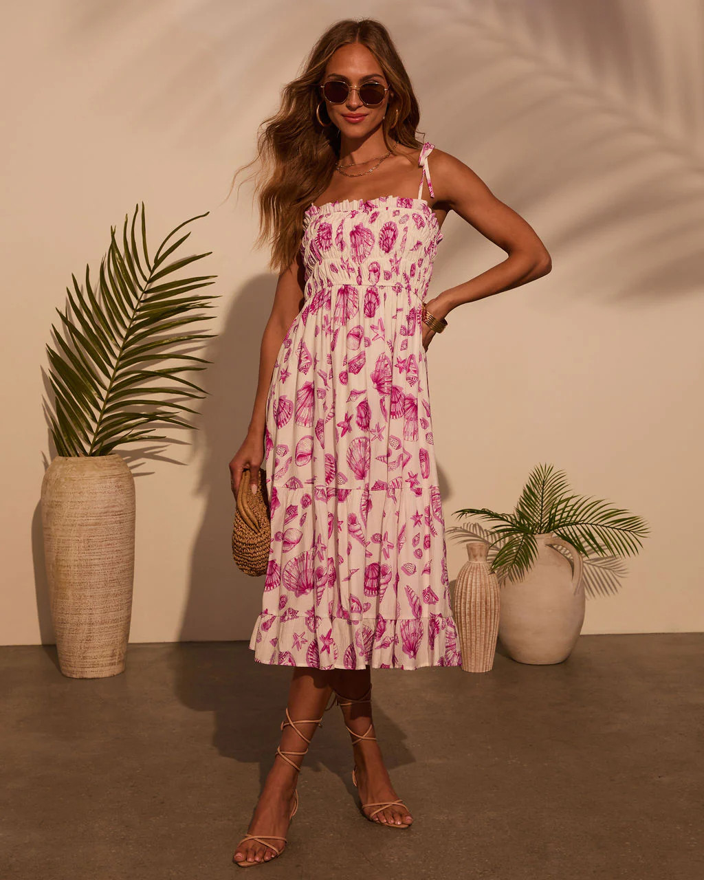 By The Shore Seashell Midi Dress | VICI