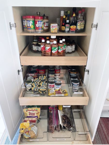 Cabinet style pantry organization #pantryorganization #minimalistpantry

#LTKunder50 #LTKhome #LTKmens