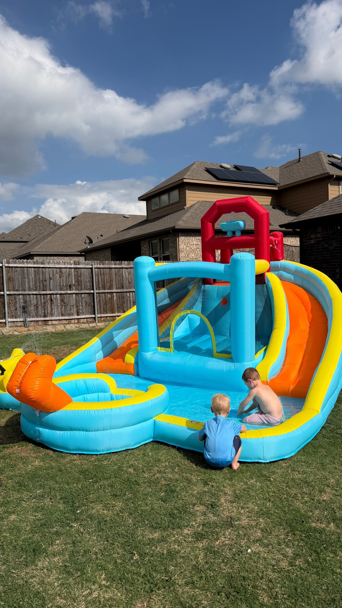 The most fun for the summer - a bounce house water slide! 

#LTKmomlife #LTKSaleAlert #LTKKids