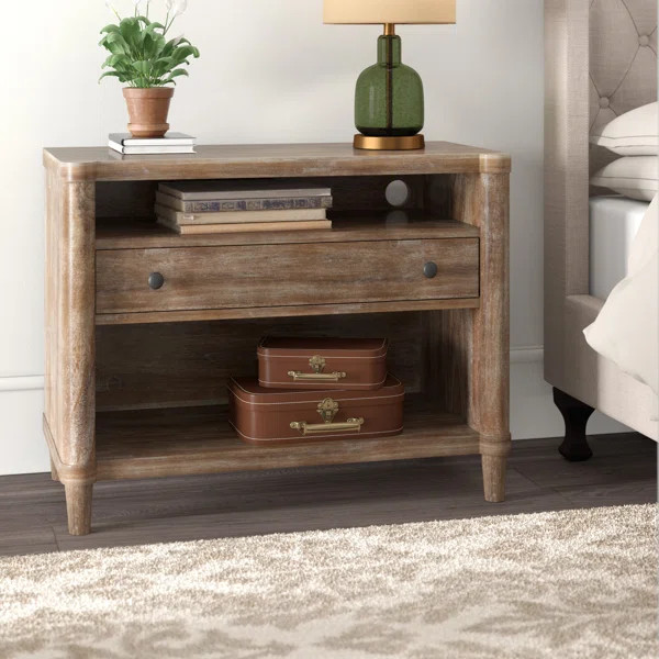 Dilbeck 3 Drawer Nightstand | Wayfair North America