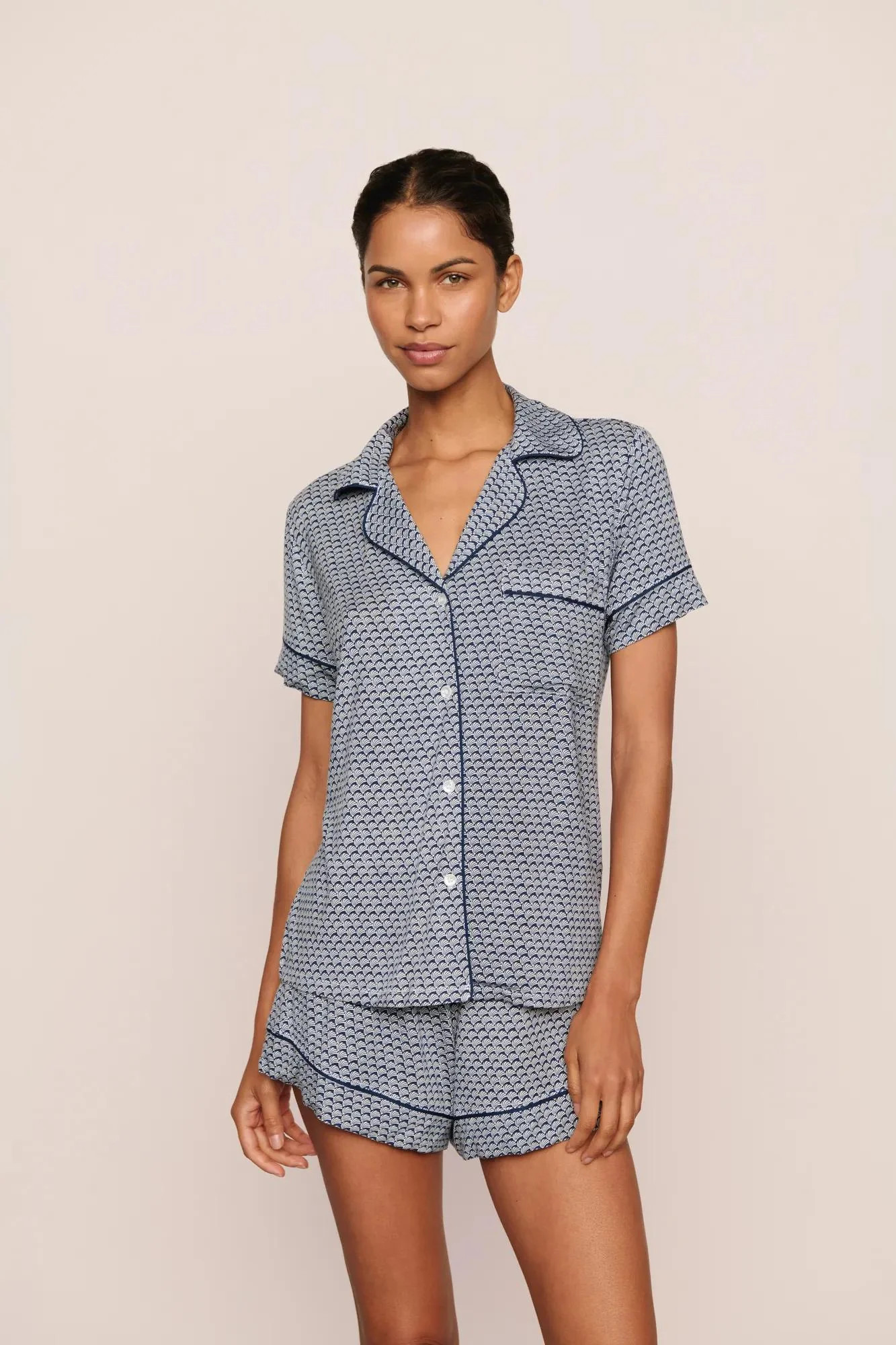 Gisele Printed TENCEL™ Modal Relaxed Short PJ Set | Eberjey