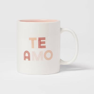 15oz Stoneware Te Amo Mug - Room Essentials™ | Target