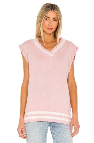 Lovers + Friends Sweater Vest in pink from Revolve.com | Revolve Clothing (Global)