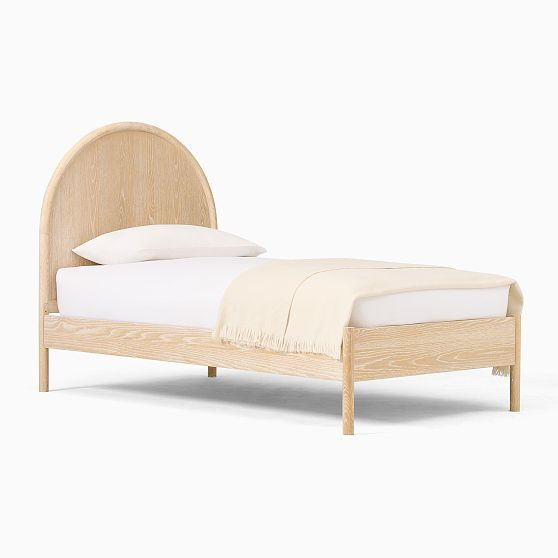Vivienne Bed Twin Pack Cerused White On Oak | West Elm (US)