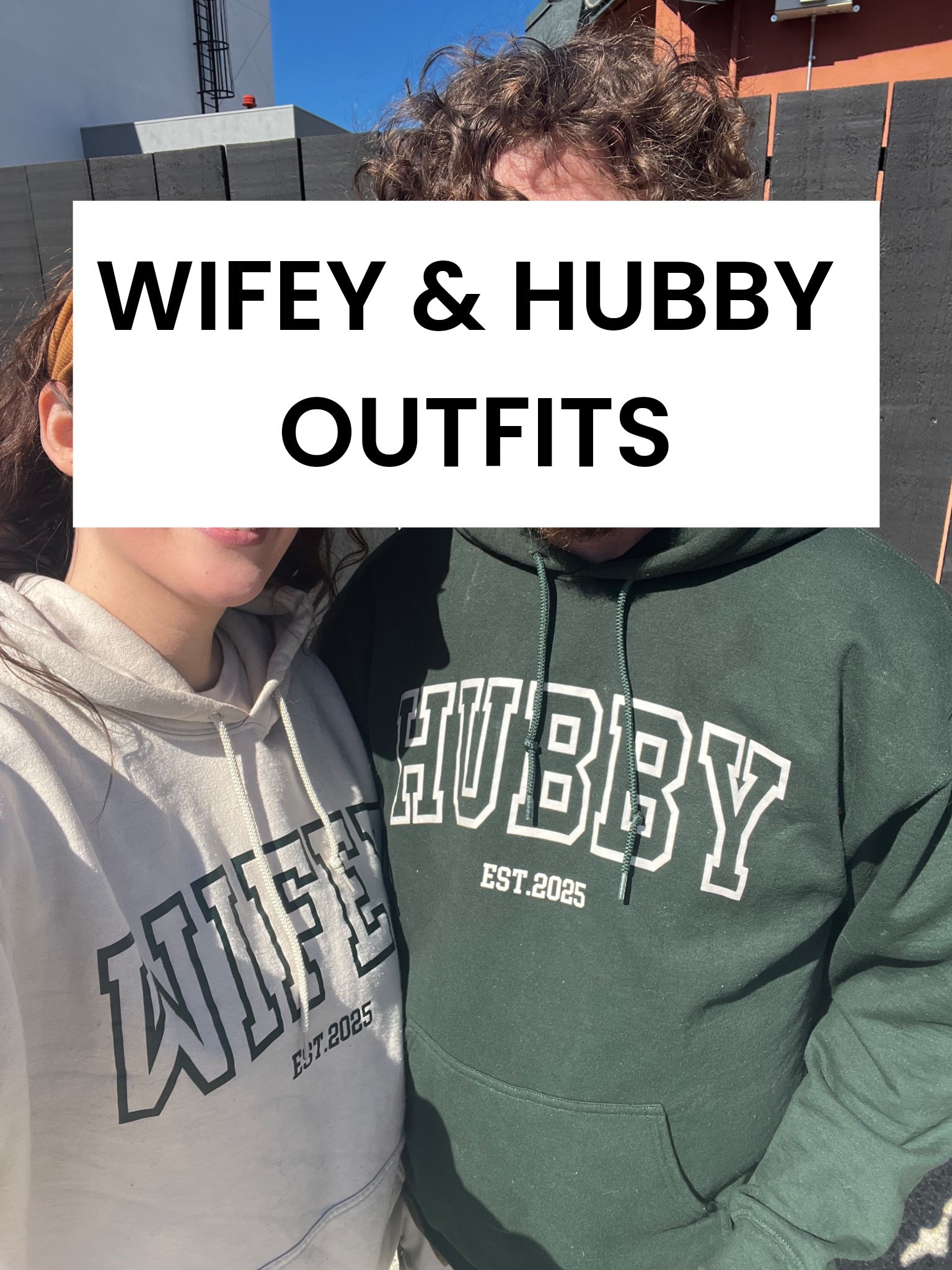 We love our matching husband and wife outfits! #husbandandwife #husbandandwifeoutfits #matchingoutfits #marriage