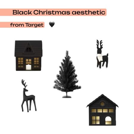 Black accent pieces for Christmas from target 🖤 

#LTKHoliday #LTKSeasonal #LTKhome