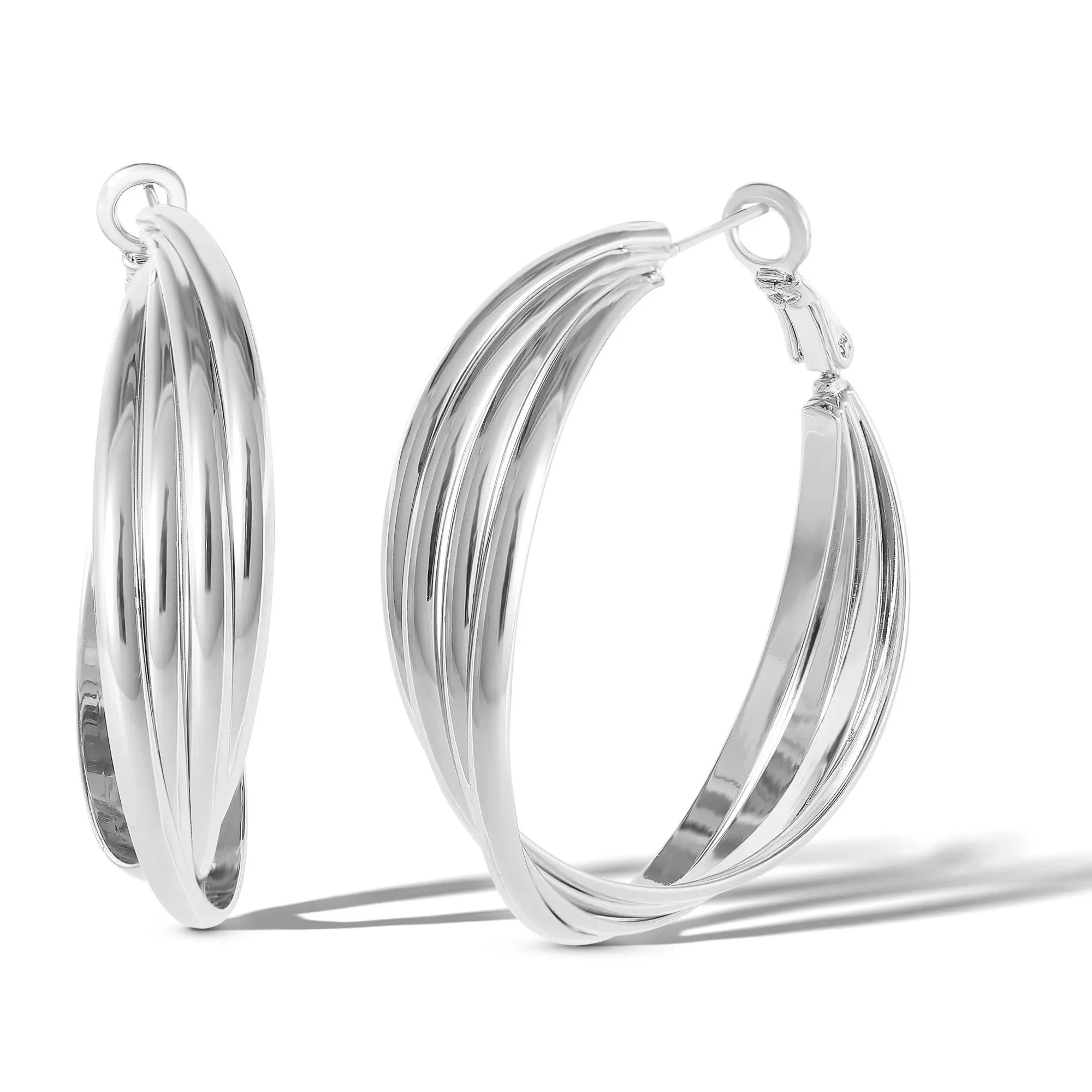 Hoop Earrings Gold or Silver Tone (Women) | Nordstrom | Nordstrom