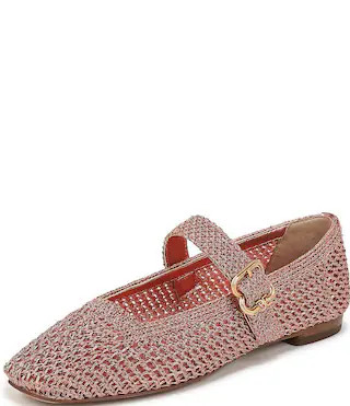 Michaela Metallic Woven Mary Jane Flats | Dillard's