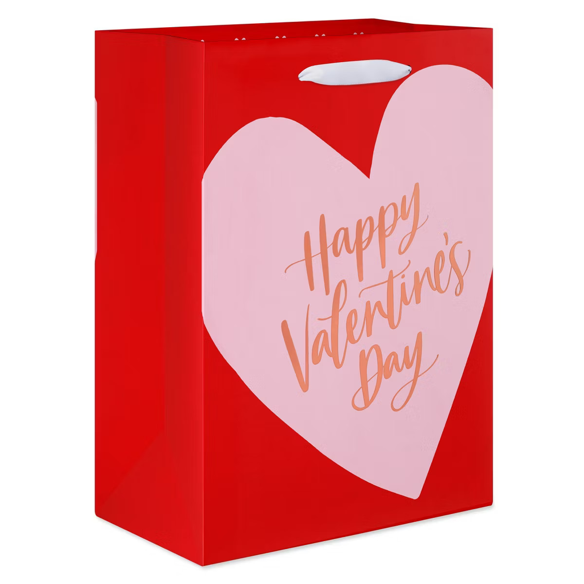 Valentine's Day Gift Bag Large Happy Pink Heart | Target