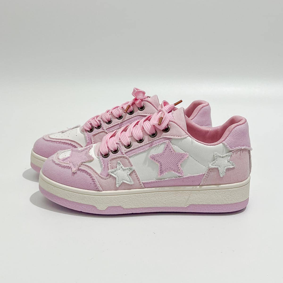 New Star Printed Platform Sneakers, Fashion Casual Thick Sole Versatile Student Shoes For Women (Size Runs Small) | SHEIN
