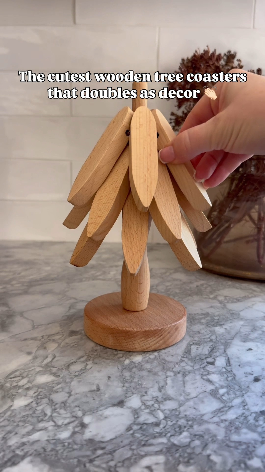 These wooden tree coasters are the cutest Amazon find 😍 They double as decor when stacked and actually look so good sitting on a coffee table. Functional AND aesthetic.

Would you put these on your table? 👀

#LTKdayinmylife #LTKSeasonal #LTKHome