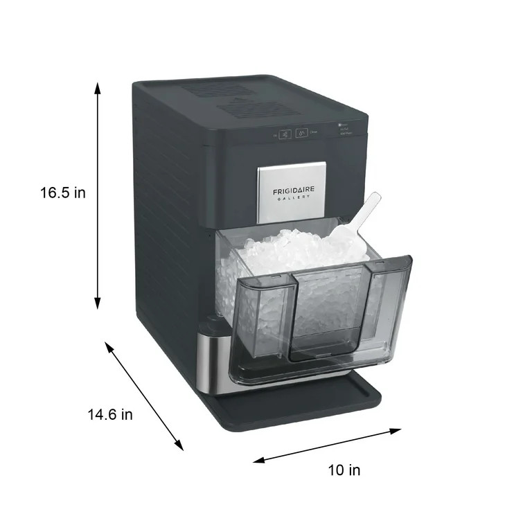 Frigidaire Nugget Ice Maker 44 Lbs, Countertop Soft Pellet Ice Maker with Self-Cleaning, Stainles... | Walmart (US)