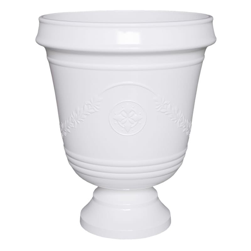 White Bernalla Urn Outdoor Planter, Large | At Home
