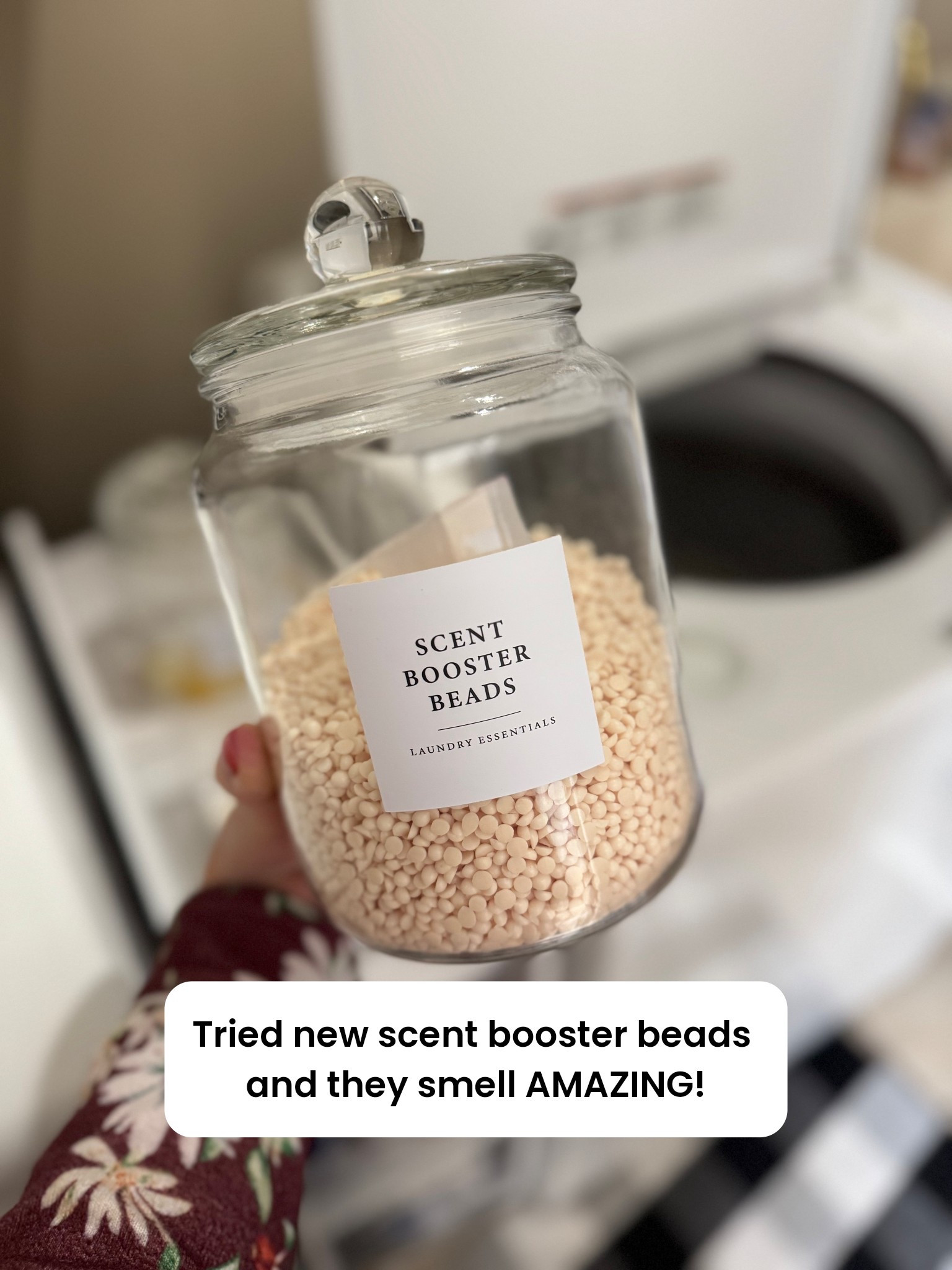 I just tried these new laundry scent booster beads and they smell SO luxurious. I like to switch it up now and again for a fresh scent and these are perfect. 

Laundry beads, luxury laundry upgrades, luxury laundry, laundry detergent, laundry scent beads, unstoppables scent beads, laundry upgrades, laundry room organization, laundry room must haves, laundry room necessities, laundry room upgrades 

#LTKHome #LTKselfcare