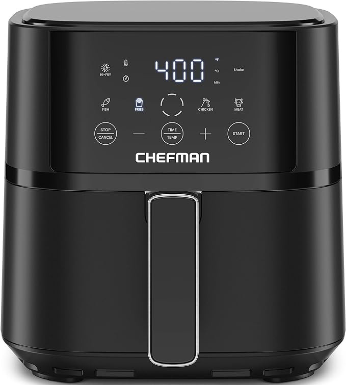 Chefman Air Fryer – 4 QT Compact Airfryer for Quick & Easy Meals in Minutes, Features Hi-Fry Te... | Amazon (US)